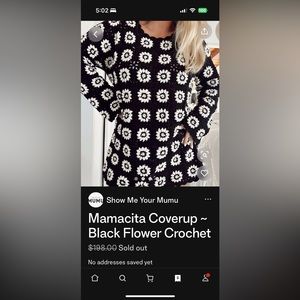 NWT NEVER WORN SHOW ME YOUR MUMU FLORAL COVERUP